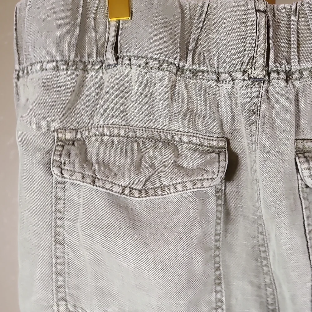 C&C‎ California Olive Green Linen Blend Pants Medium